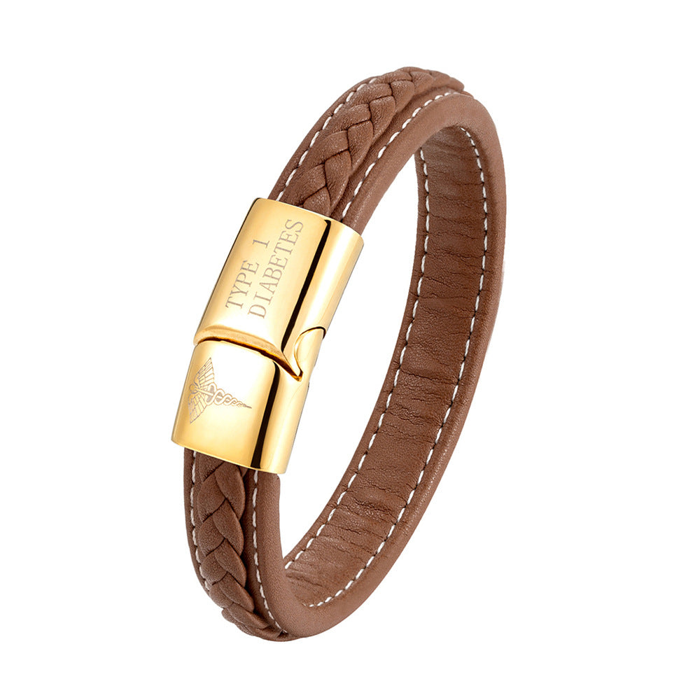 Unisex emergency ID bracelet