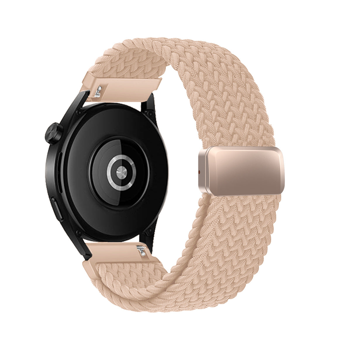 Unisex nylon braided stretch strap