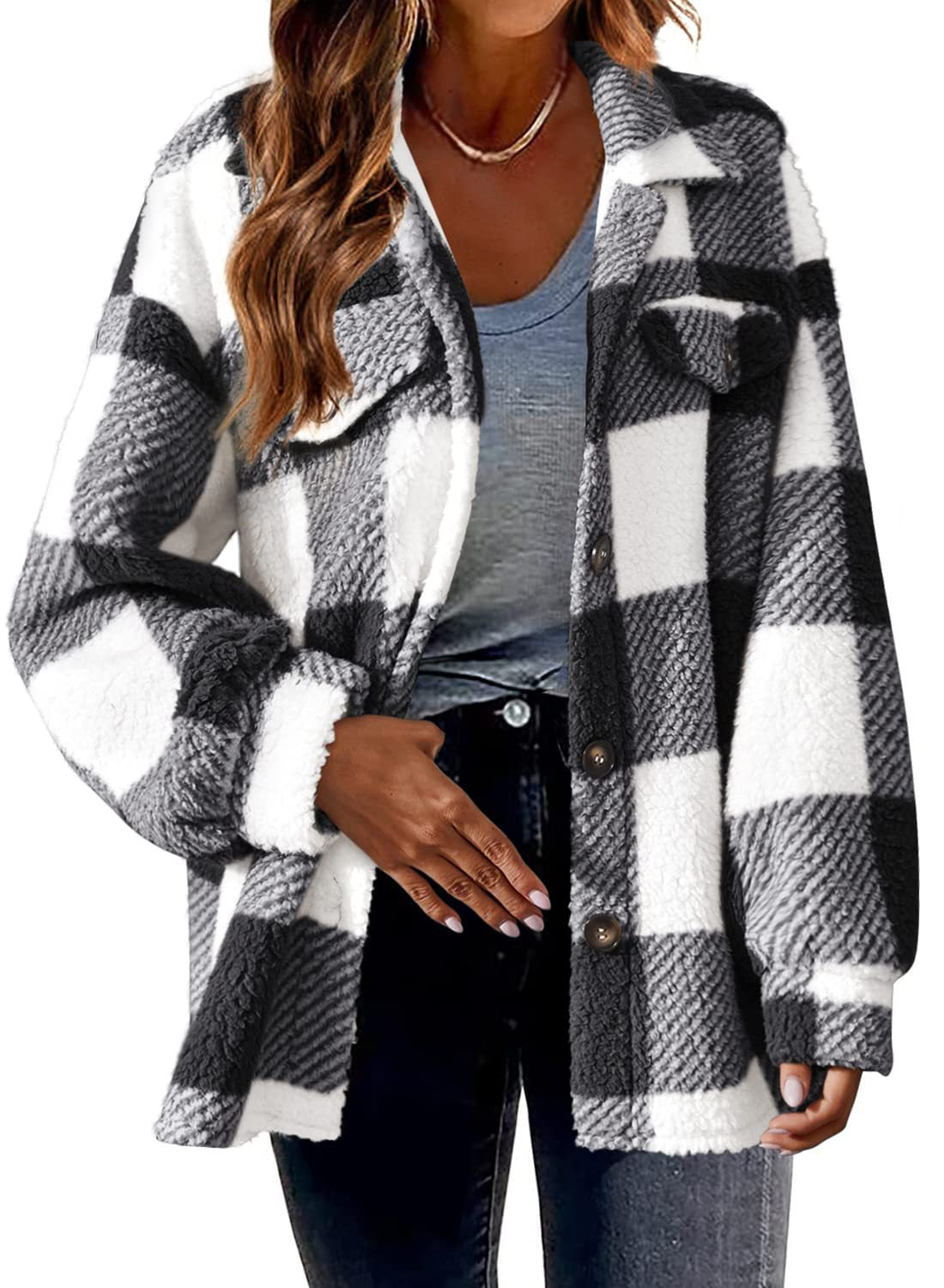 Women's black turndown collar jacket