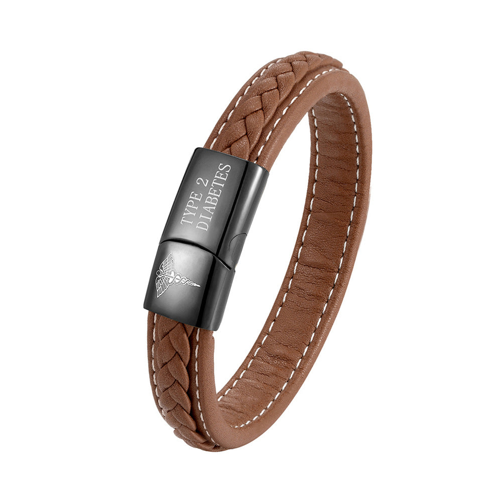 Unisex emergency ID bracelet