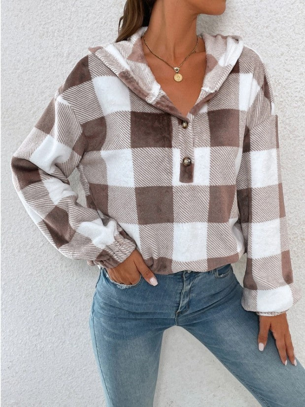 Women's brown casual sweater
