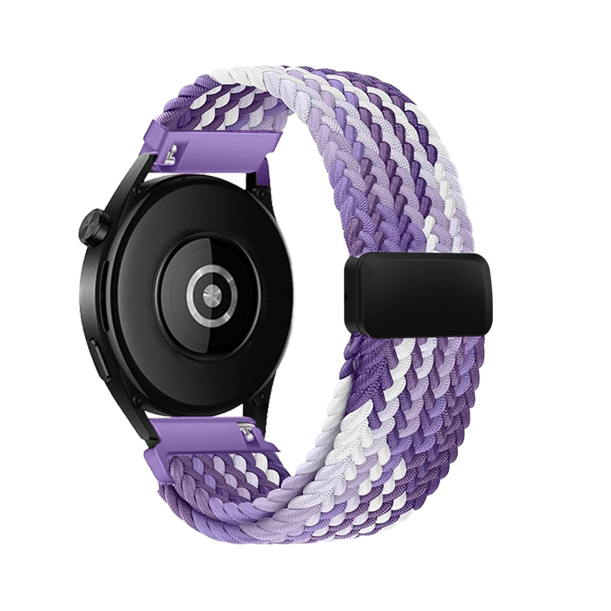 Unisex nylon braided stretch strap