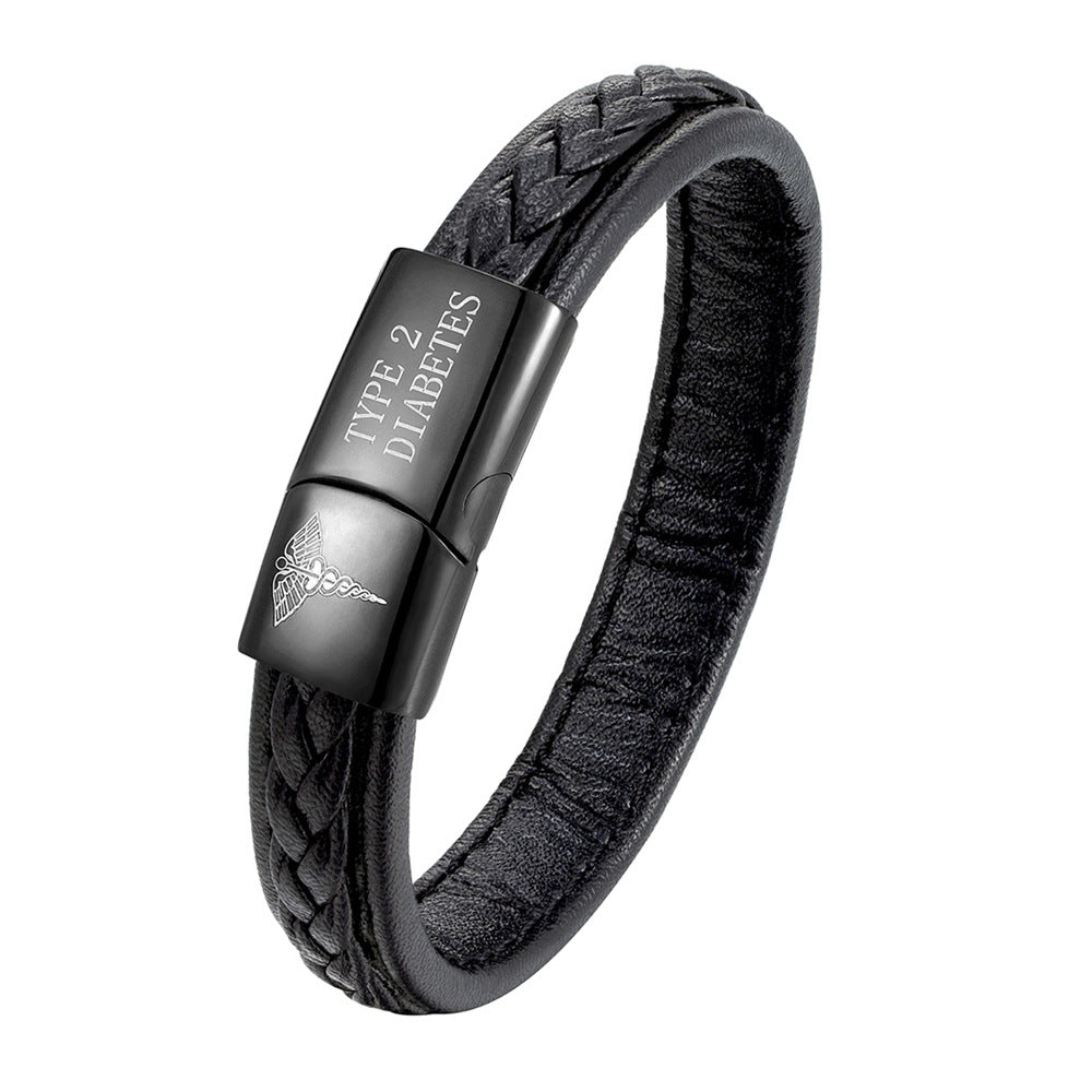 Unisex emergency ID bracelet