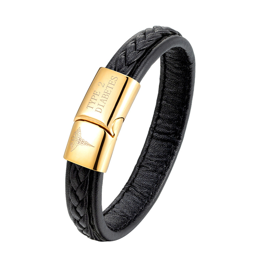 Unisex emergency ID bracelet