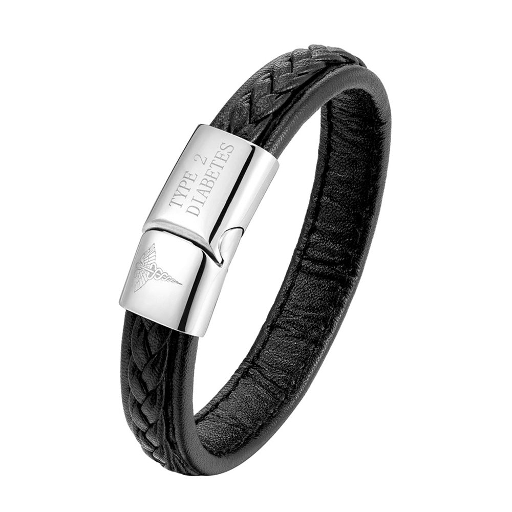 Unisex emergency ID bracelet