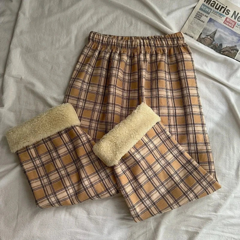 Alternate view: Women's plaid plush pants