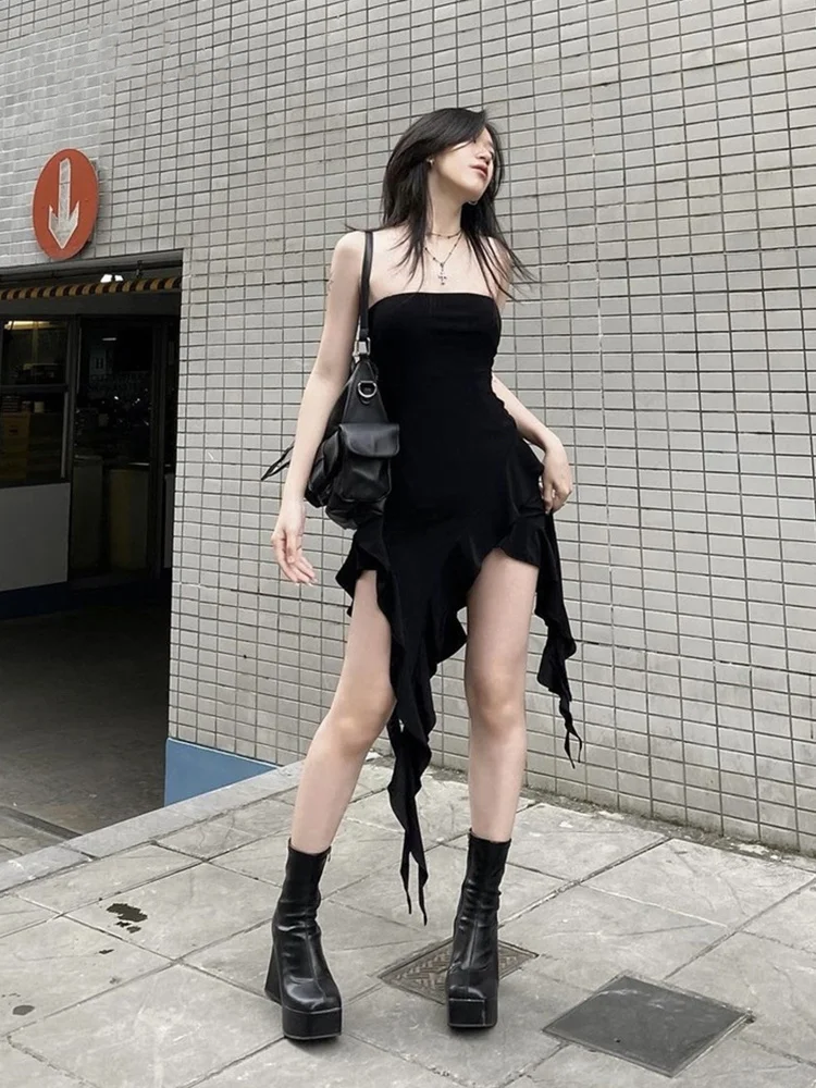 Alternate view: Women's simple black dress