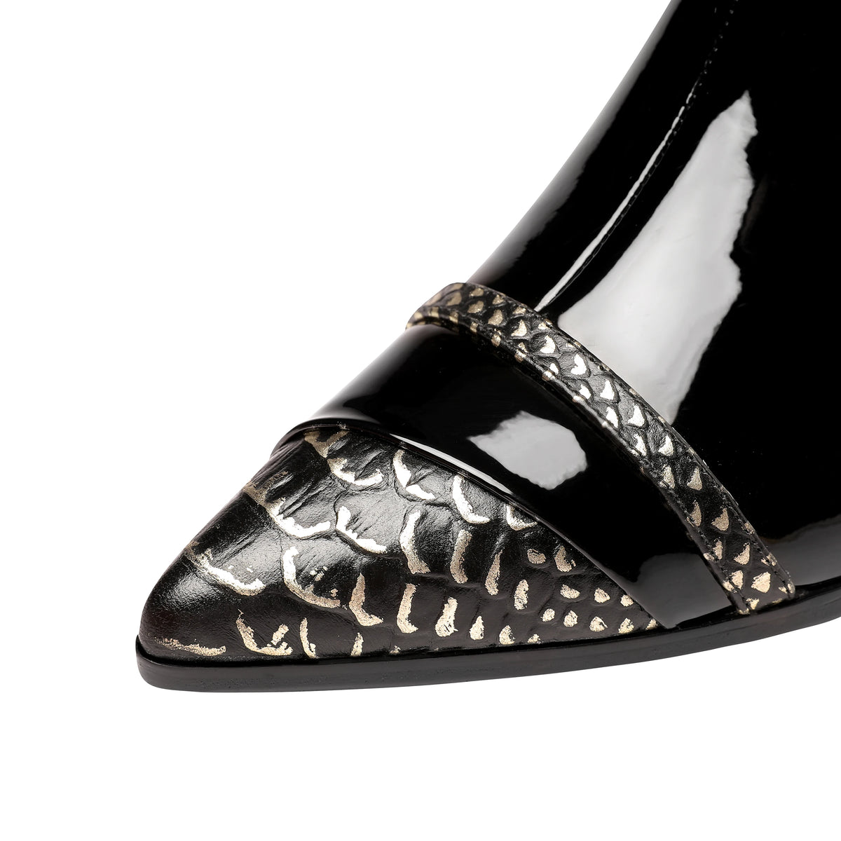 Alternate view: Women's snakeskin ankle boots