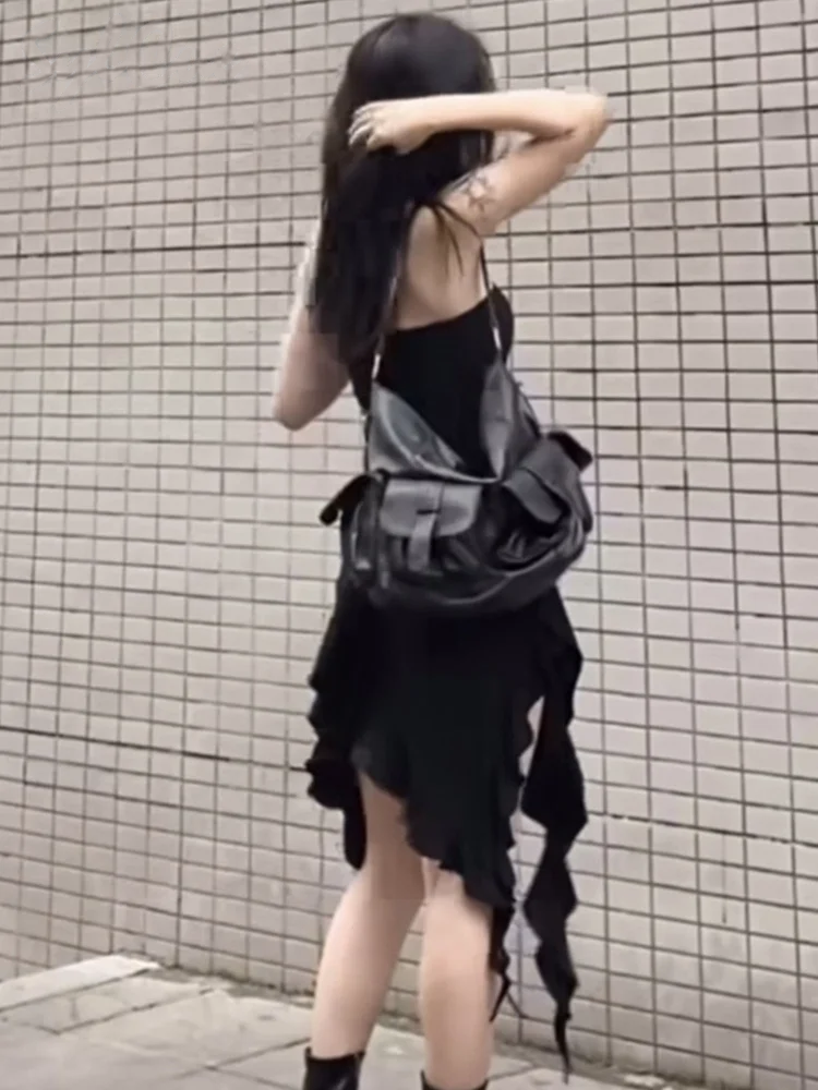 Alternate view: Women's simple black dress
