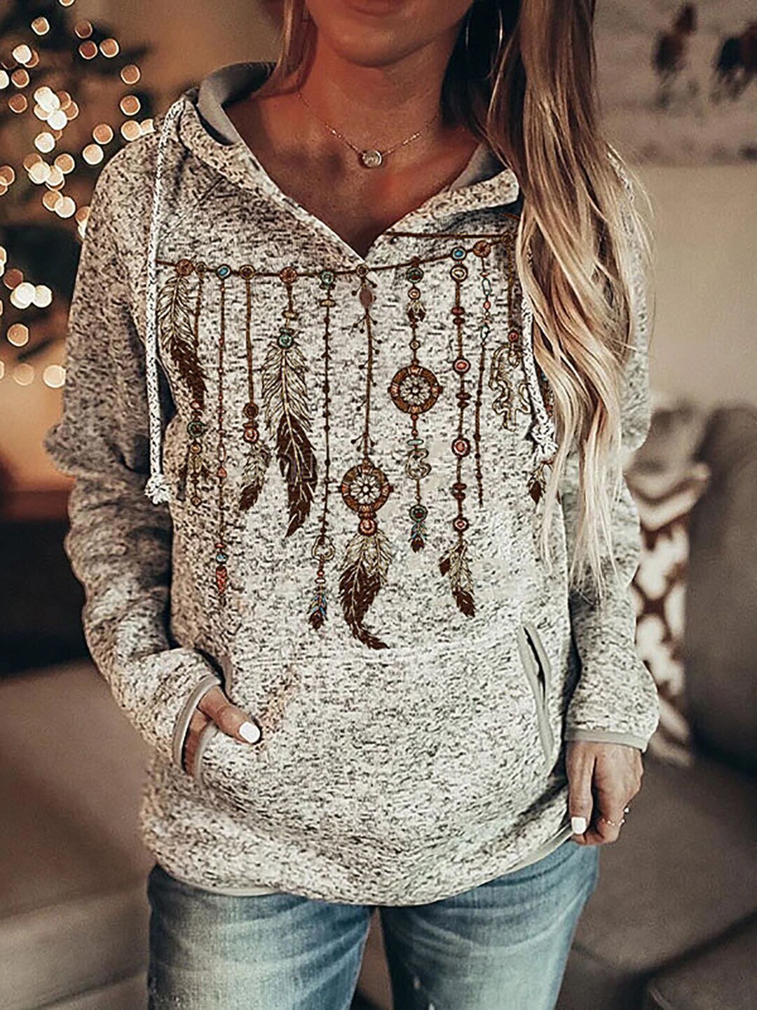 Women's oversized sweatshirt