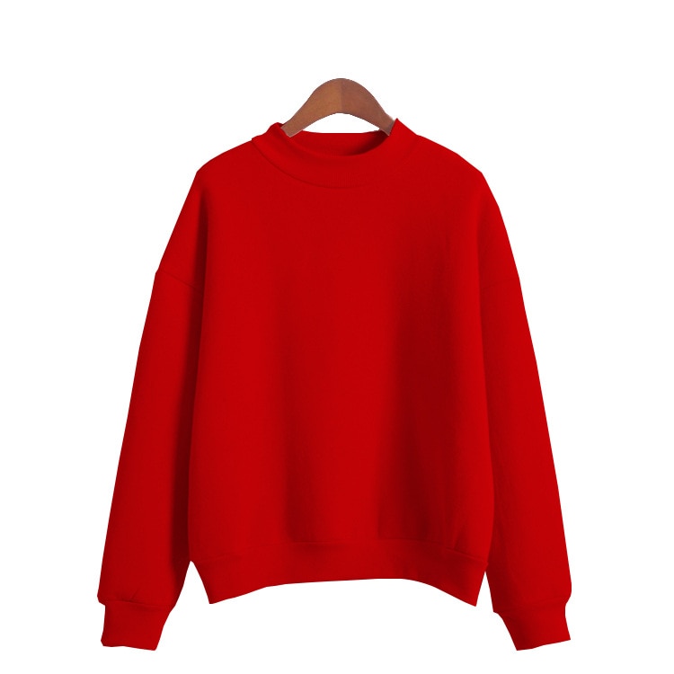Women's red korean candy sweater