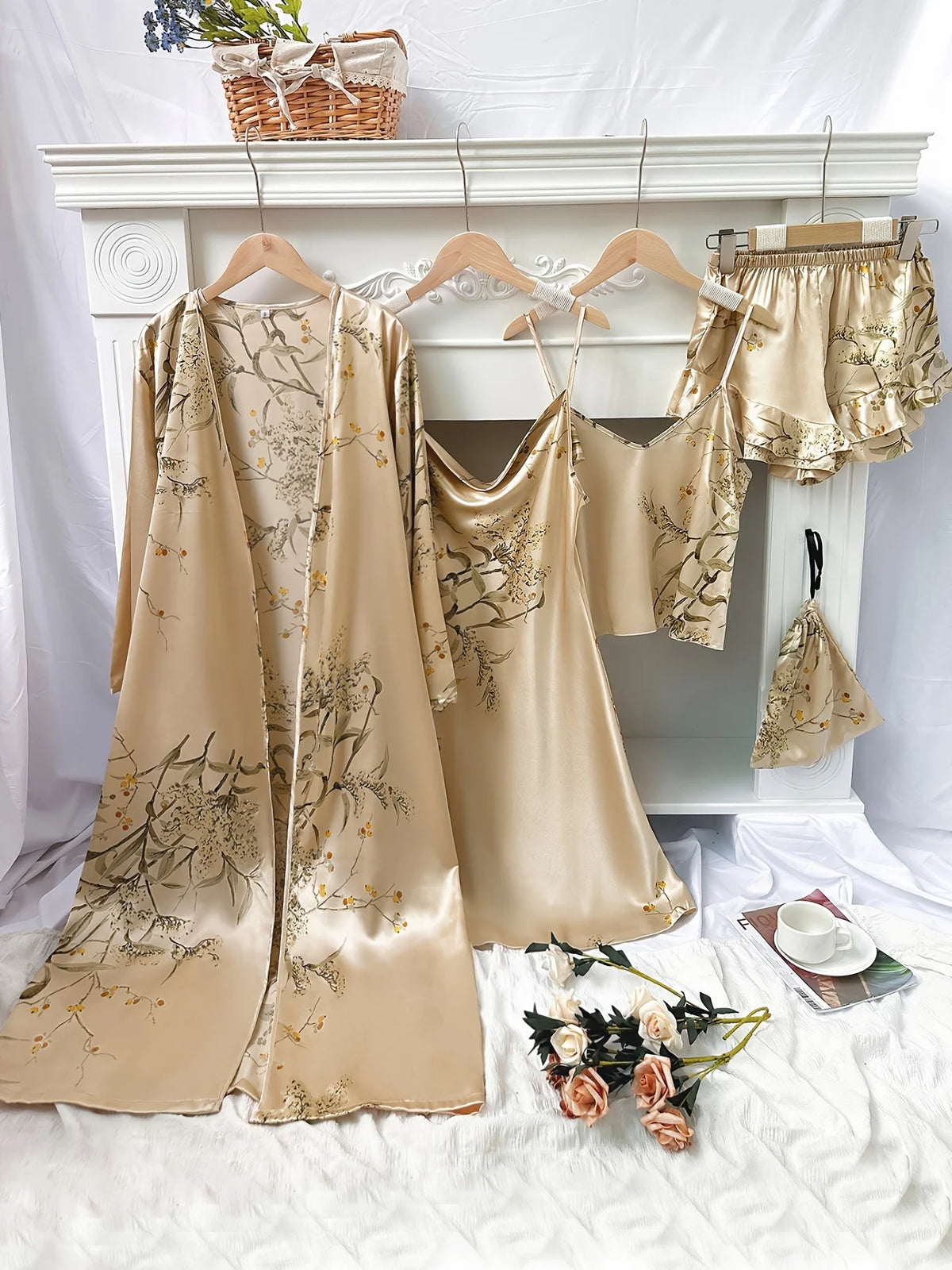 Women's champagne comfy & cute sleepwear