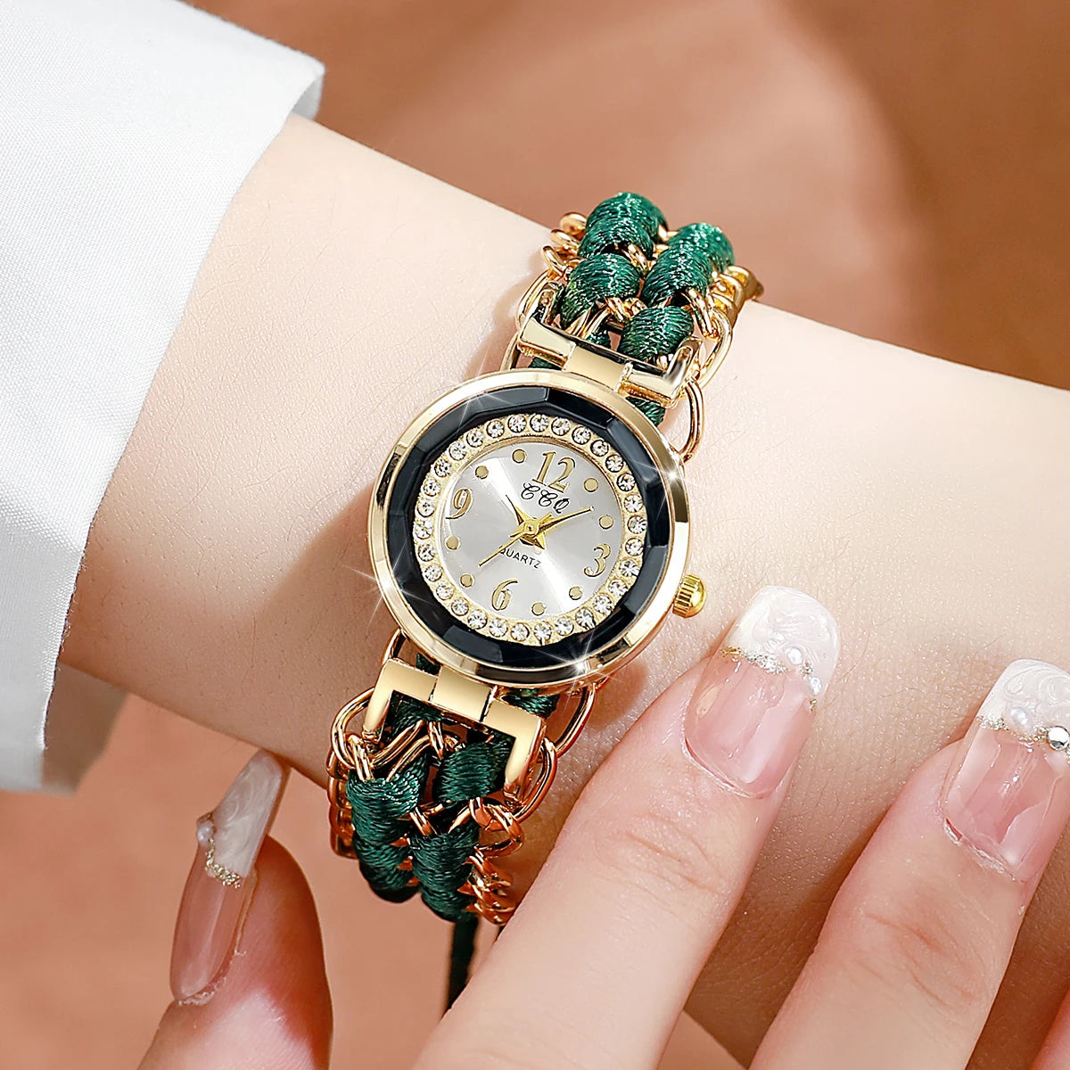 Braided rope bracelet watch - view 9