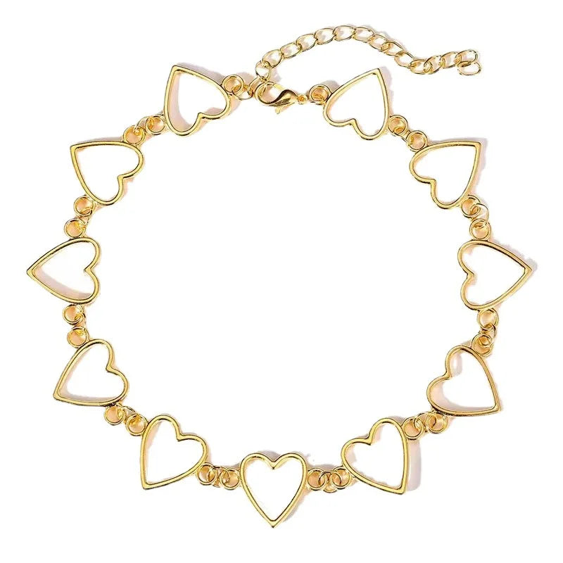 Alternate view: Women's goth metal necklace