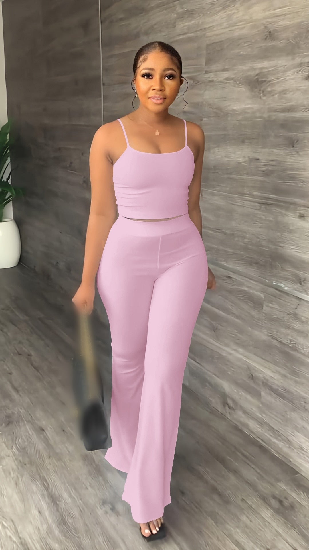 Women's crop top & pants set
