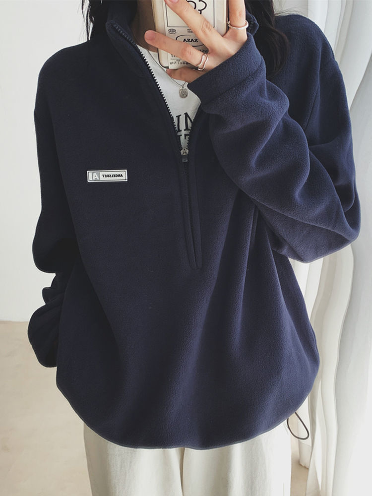 Alternate view: Women's korean fleece sweatshirt