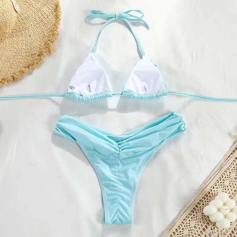 Alternate view: Women's halter bikini