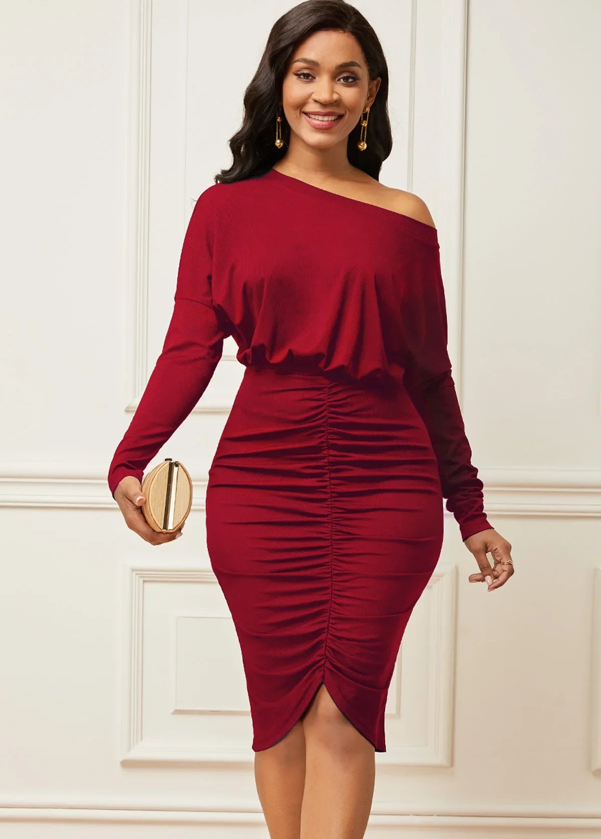 Alternate view: Women's one shoulder dress