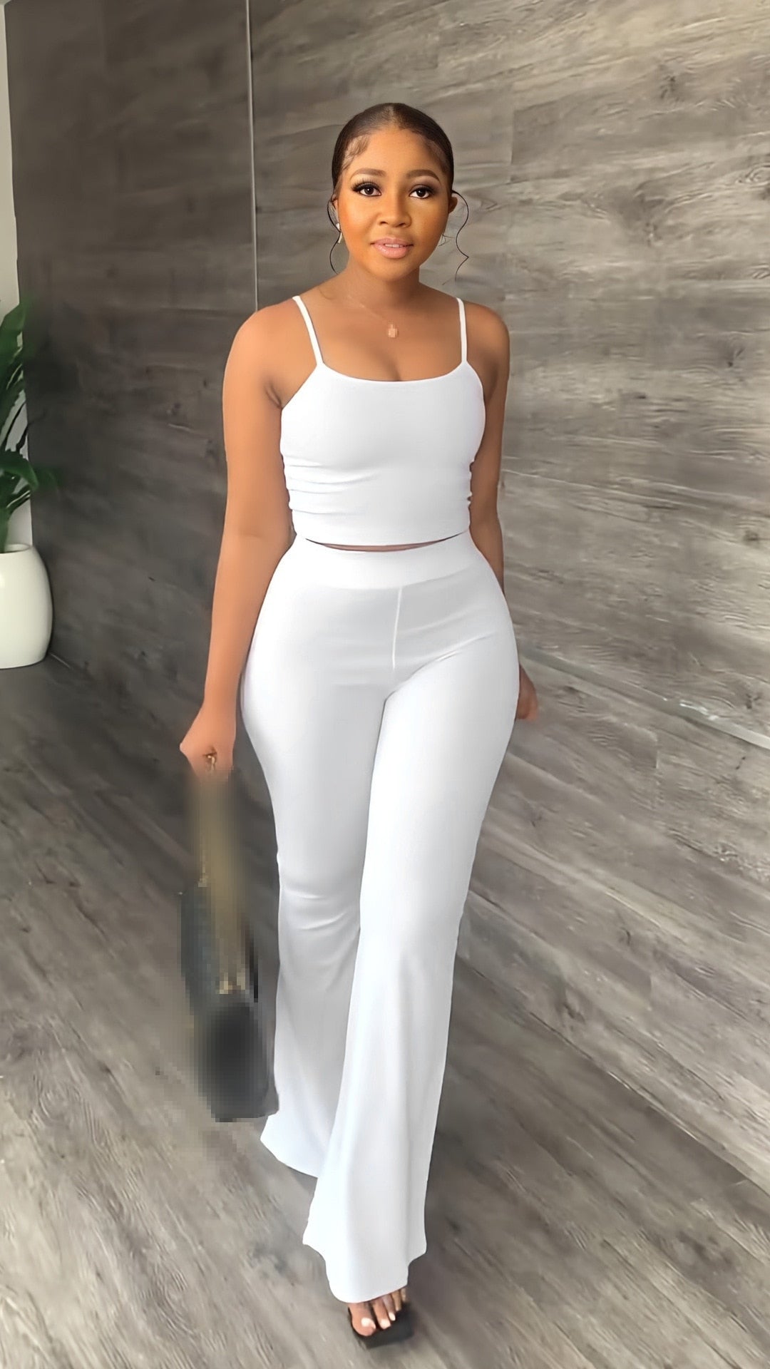 Women's crop top & pants set