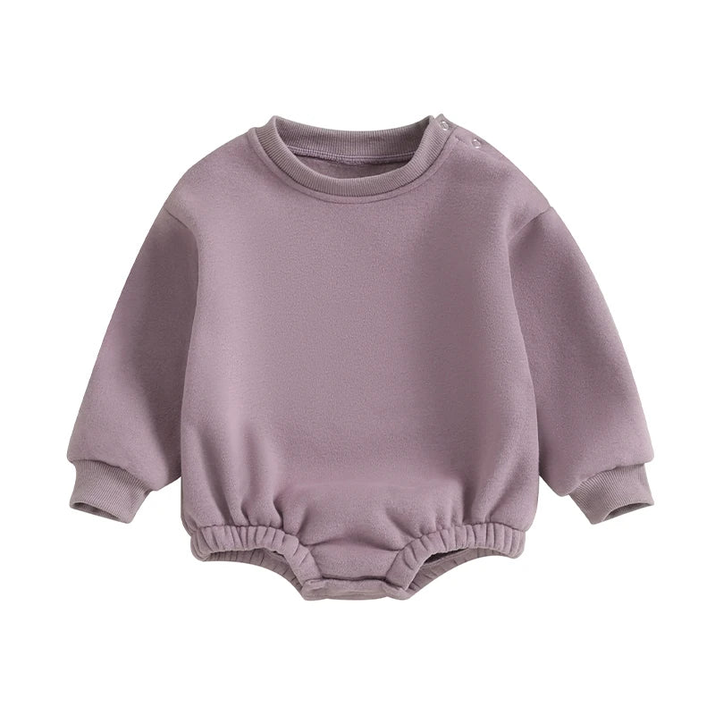 Kids purple baby romper
