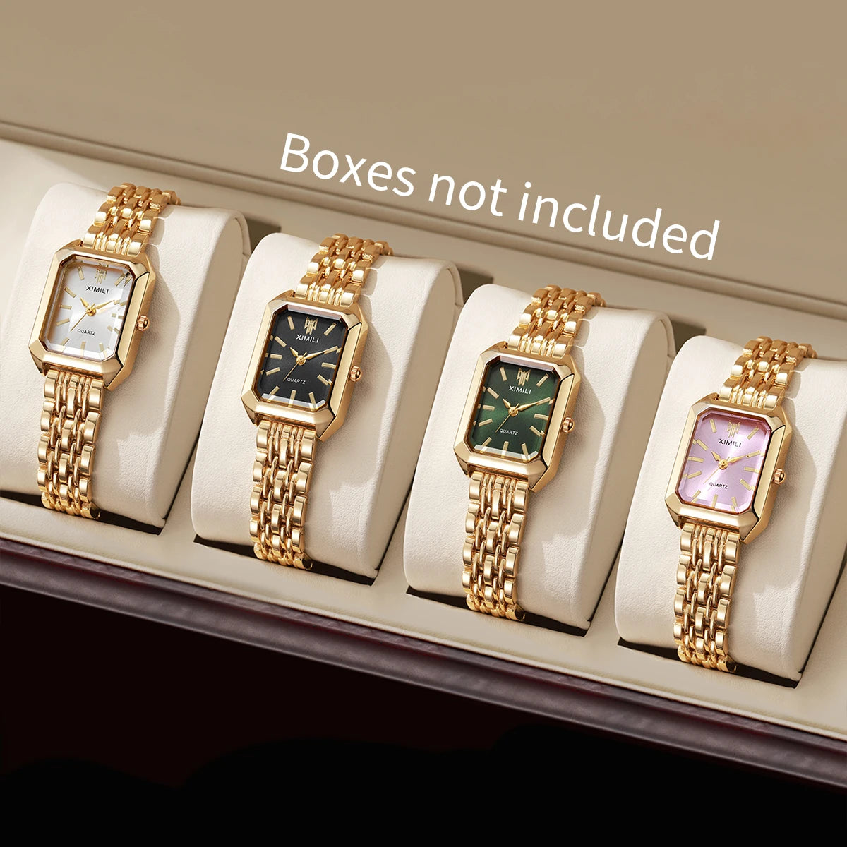 Women's rectangle bracelet watch - view 12