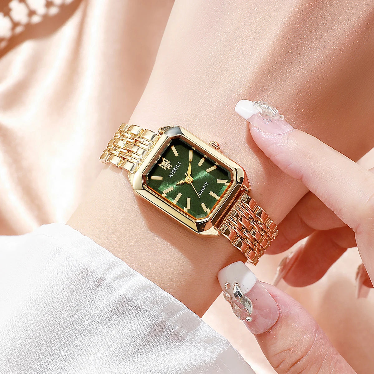 Women's rectangle bracelet watch - view 3