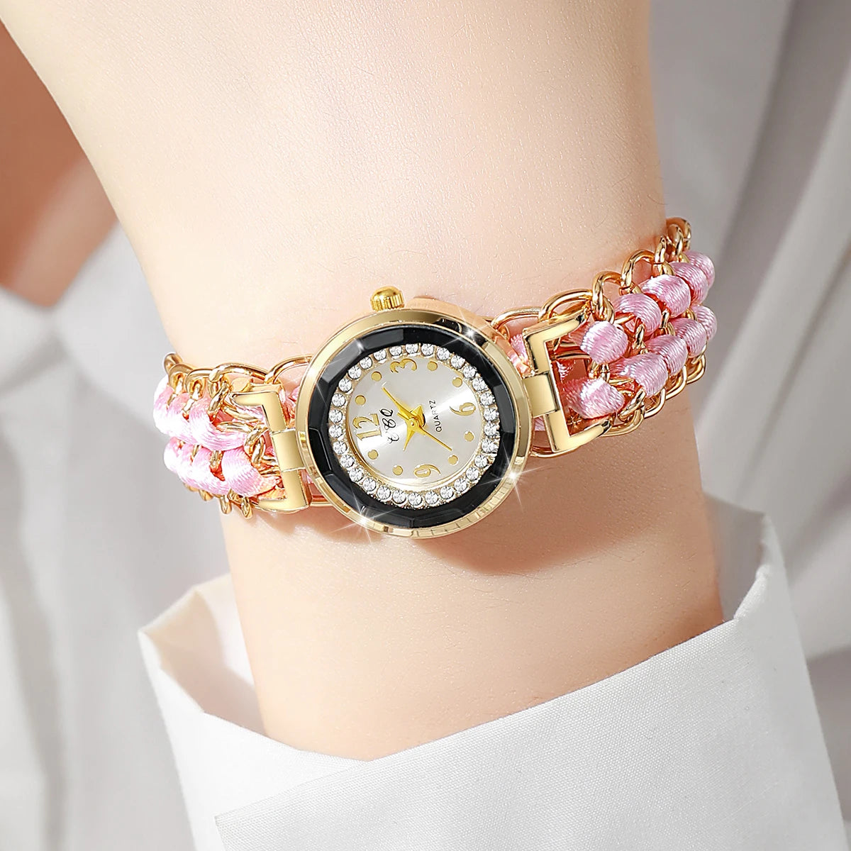 Braided rope bracelet watch - view 4