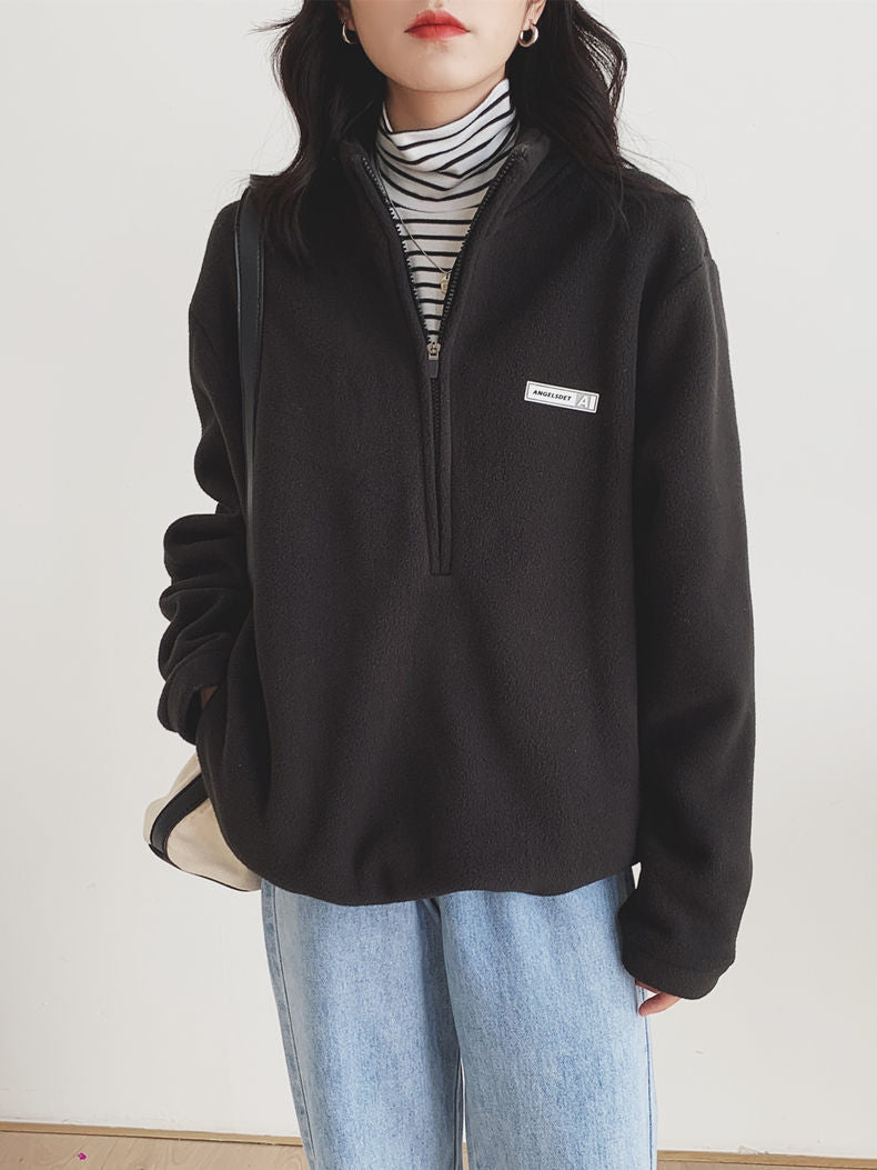 Alternate view: Women's korean fleece sweatshirt
