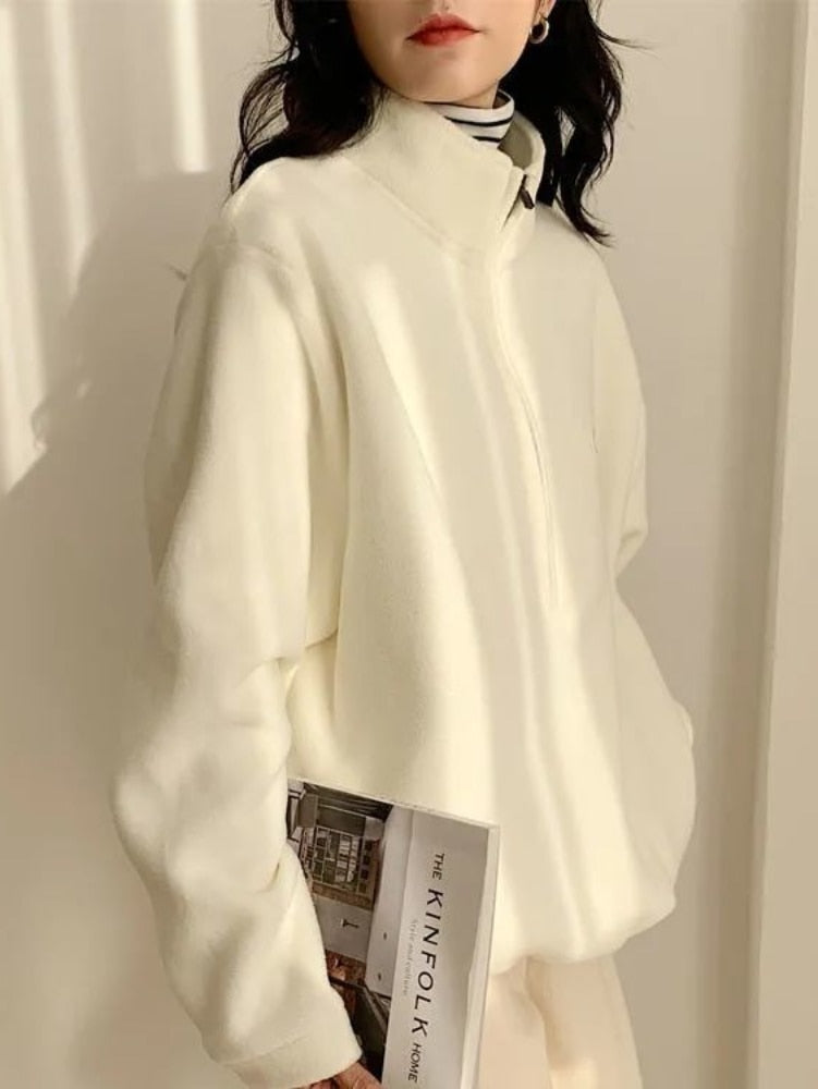 Alternate view: Women's korean fleece sweatshirt