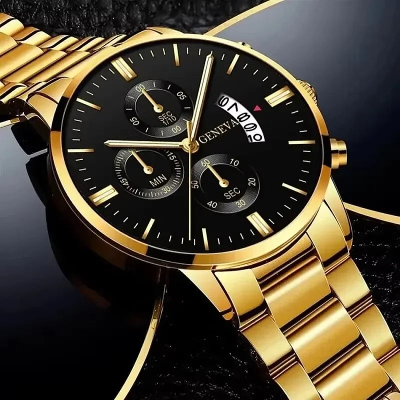 Classic business watch with date - view 5