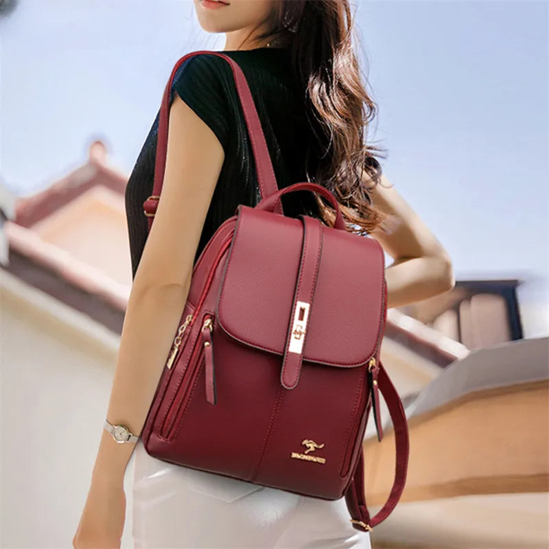 Girls vintage backpack