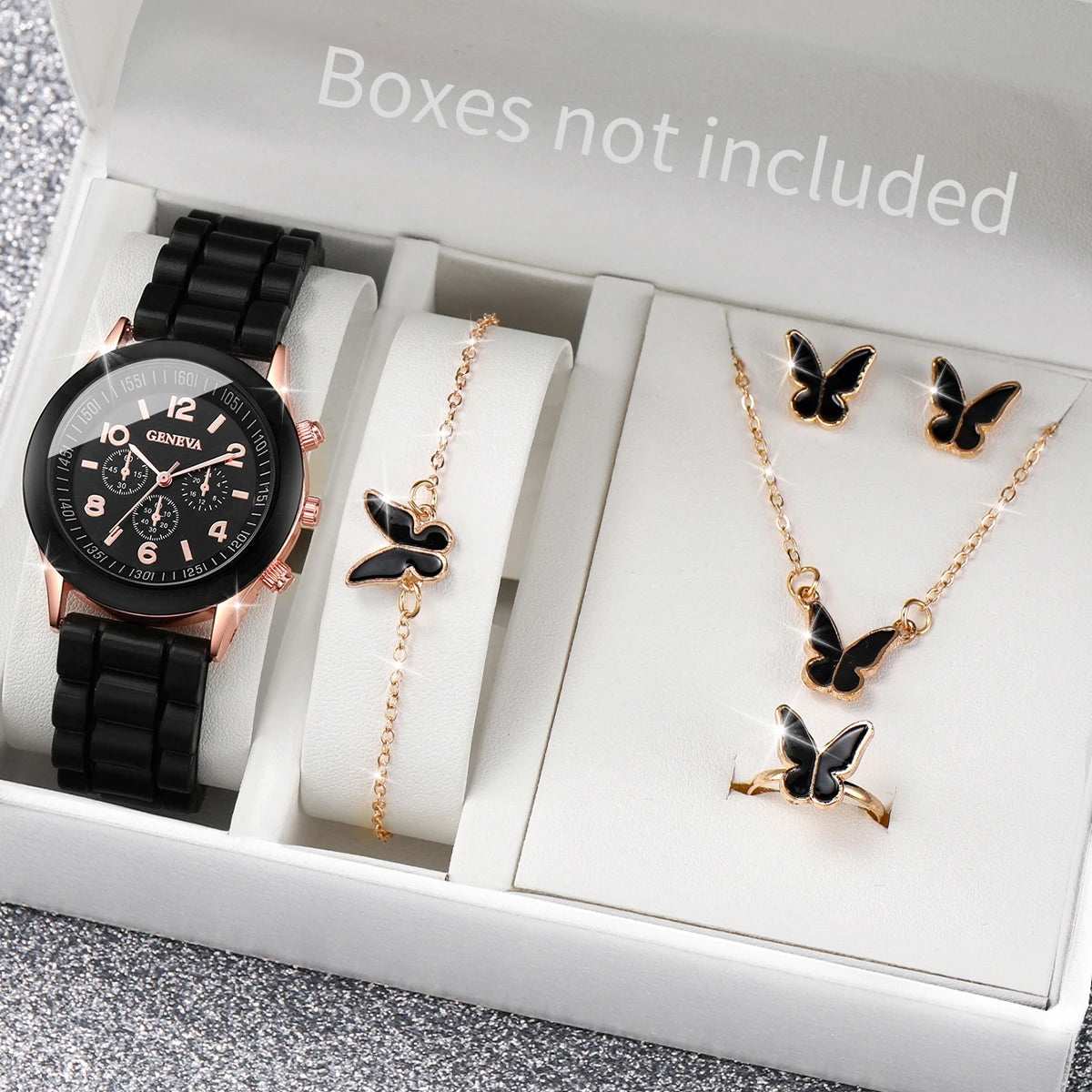 Silicone watch and jewelry gift set - view 12
