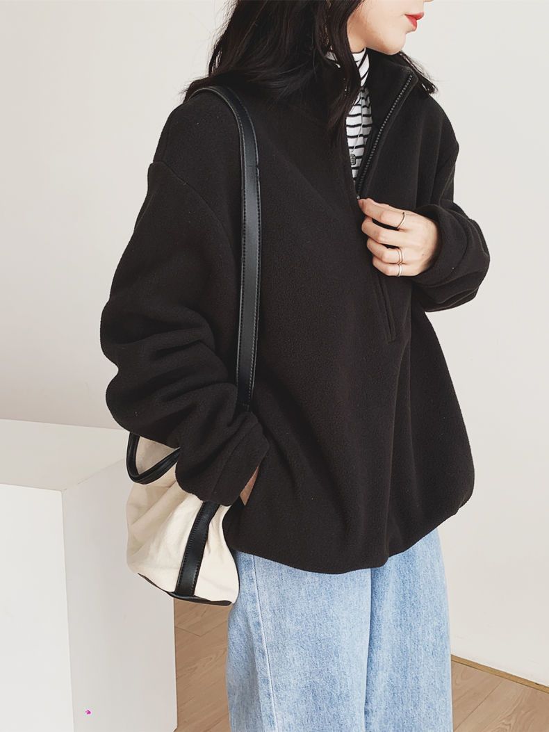 Alternate view: Women's korean fleece sweatshirt