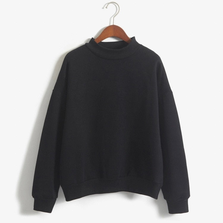 Women's black korean candy sweater