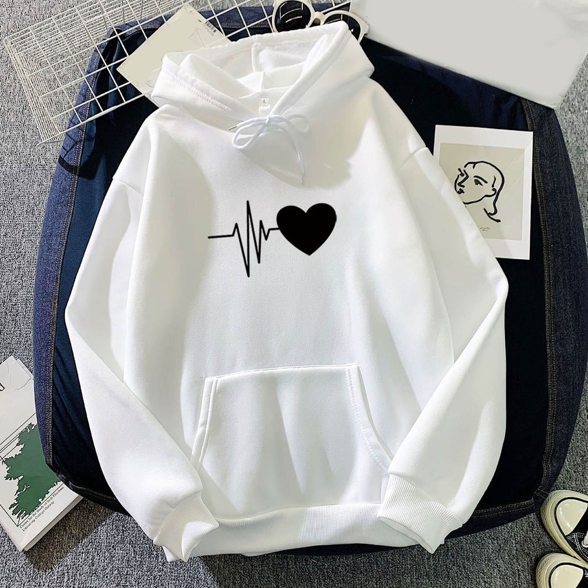 Women's yk casual hoodies