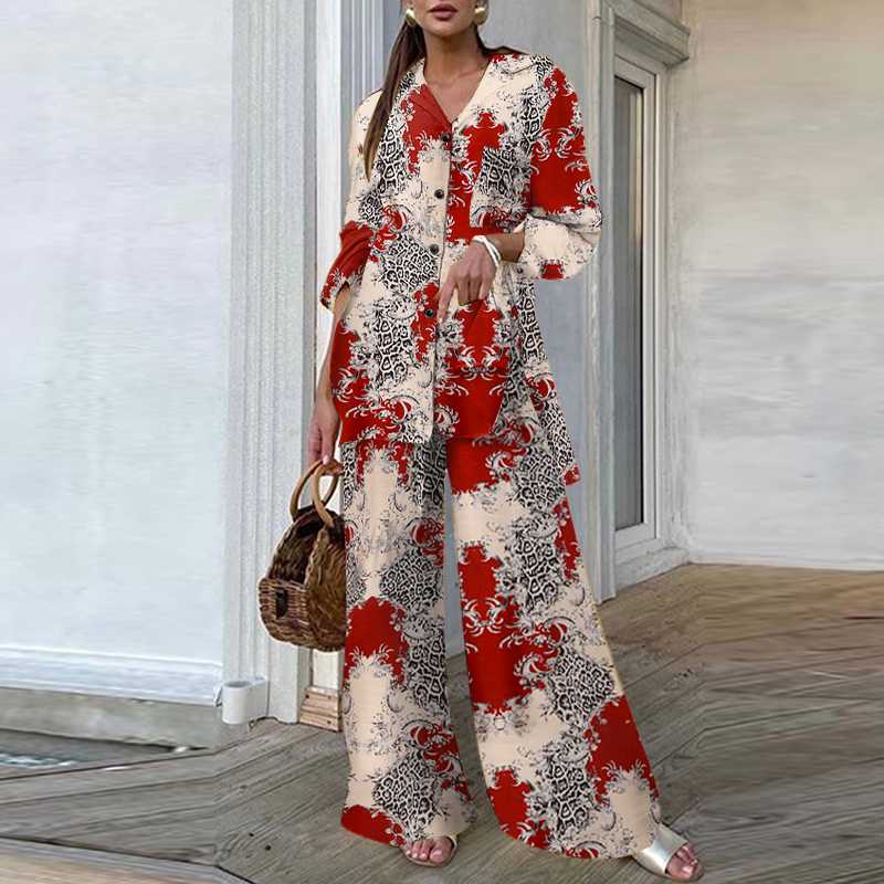 Women's loose two-piece outfit