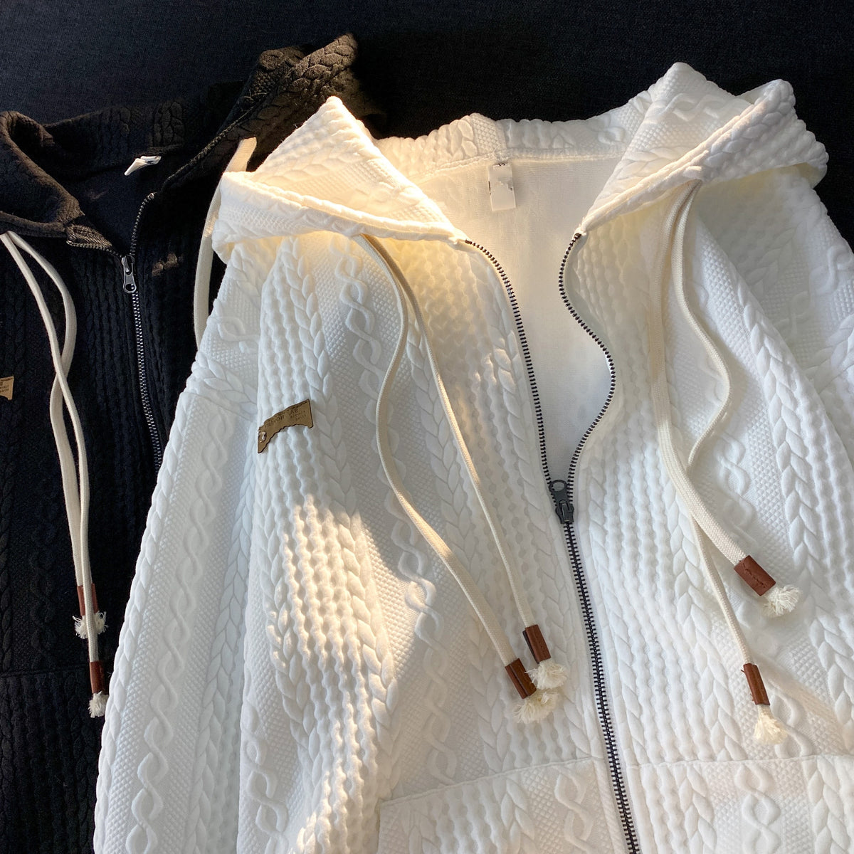 Alternate view: Women's vintage zip-up hoodie