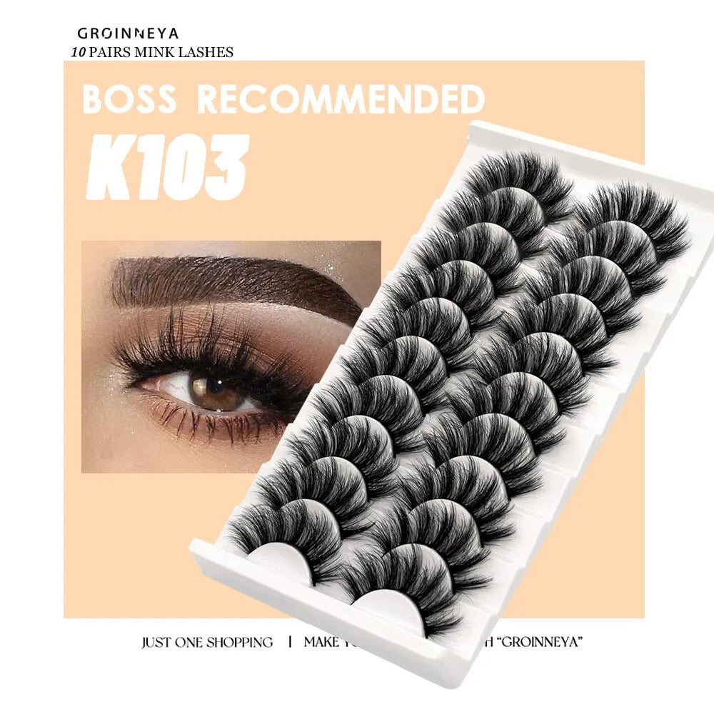 Unisex fluttery flirts: 3D mink lashes for dramatic lashes