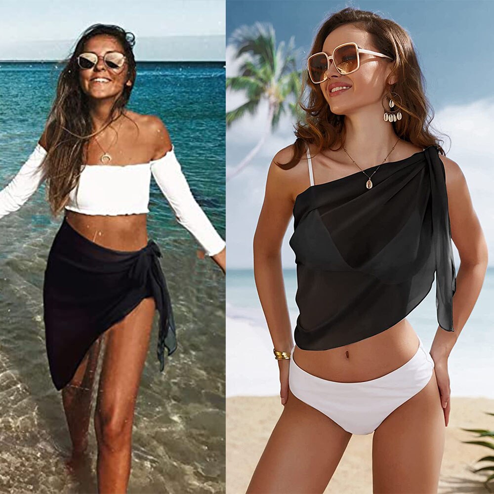 Alternate view: Women's sheer beach cover up