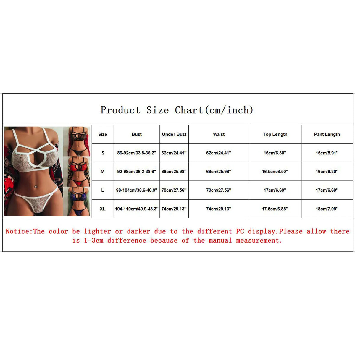 Alternate view: Women's wire free lace bra set