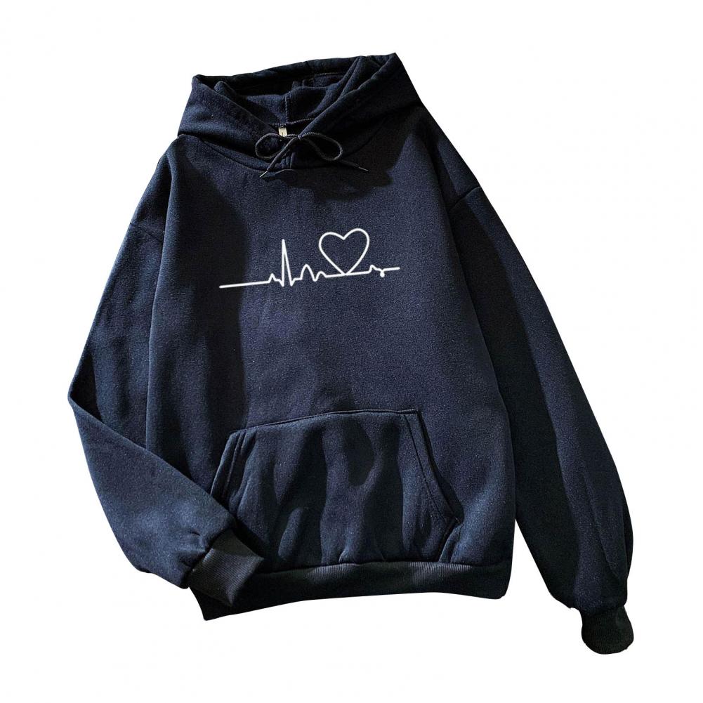 Women's black yk casual hoodies