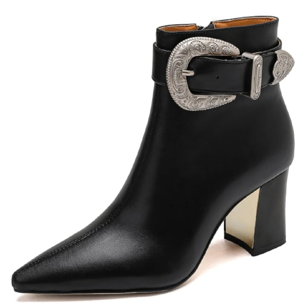 Women's pointed ankle boots