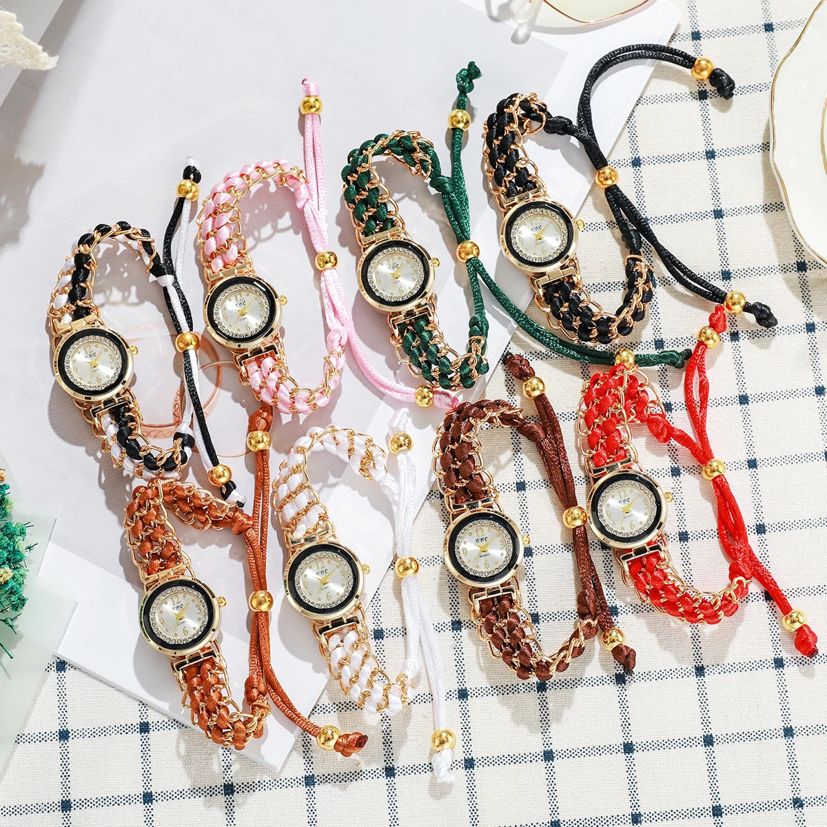 Braided rope bracelet watch - view 2