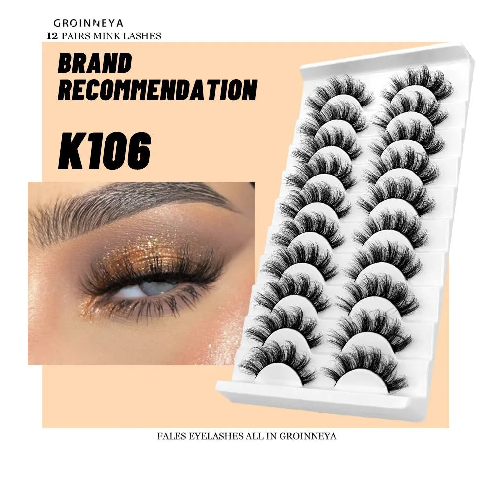 Unisex fluttery flirts: 3D mink lashes for dramatic lashes