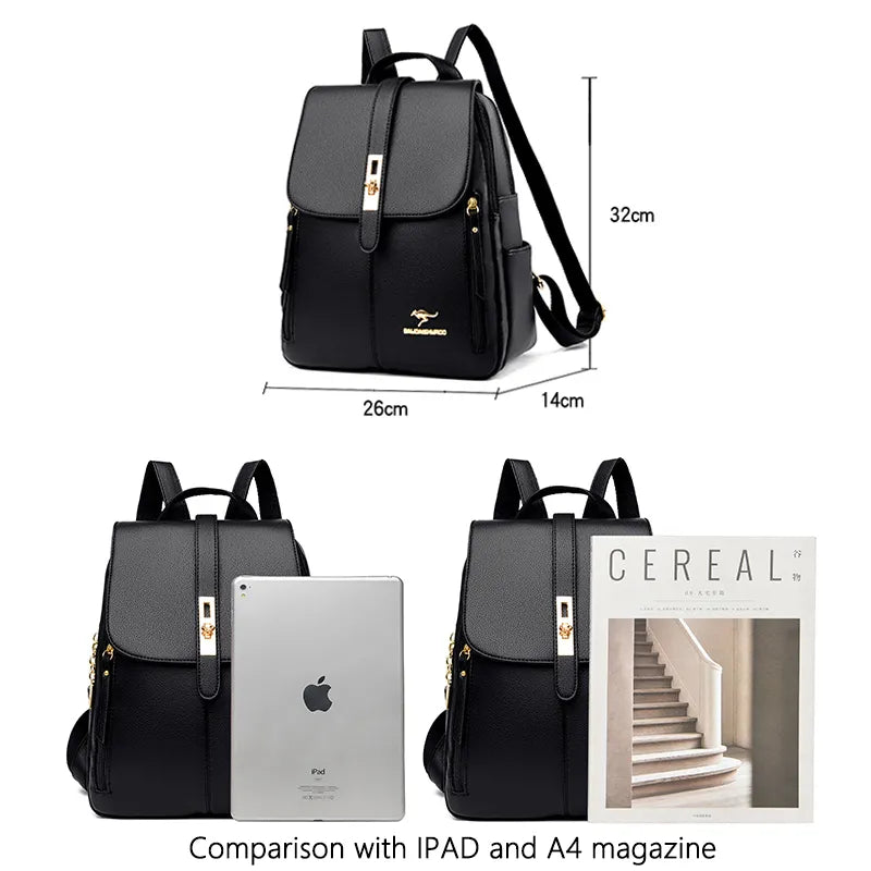 Girls vintage backpack