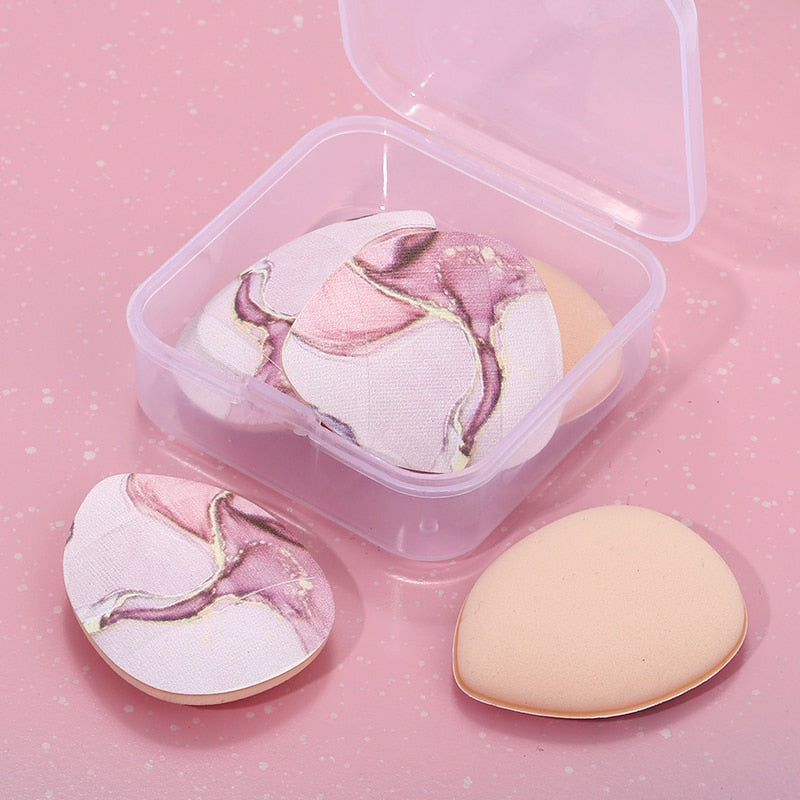 Mini finger puff sponges
