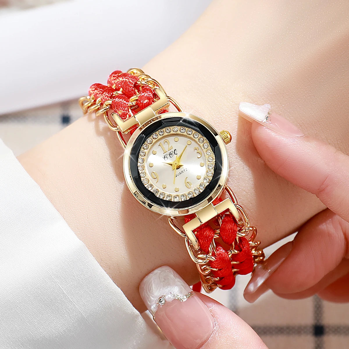 Braided rope bracelet watch - view 12