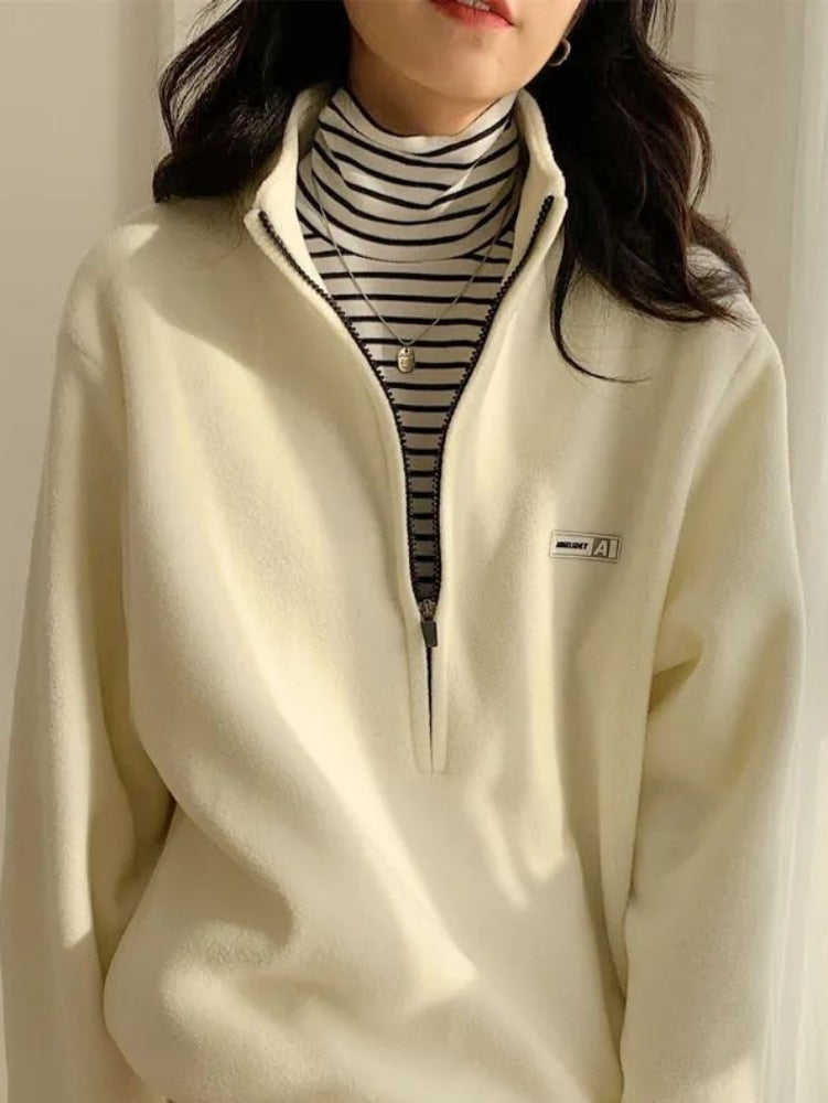 Alternate view: Women's korean fleece sweatshirt