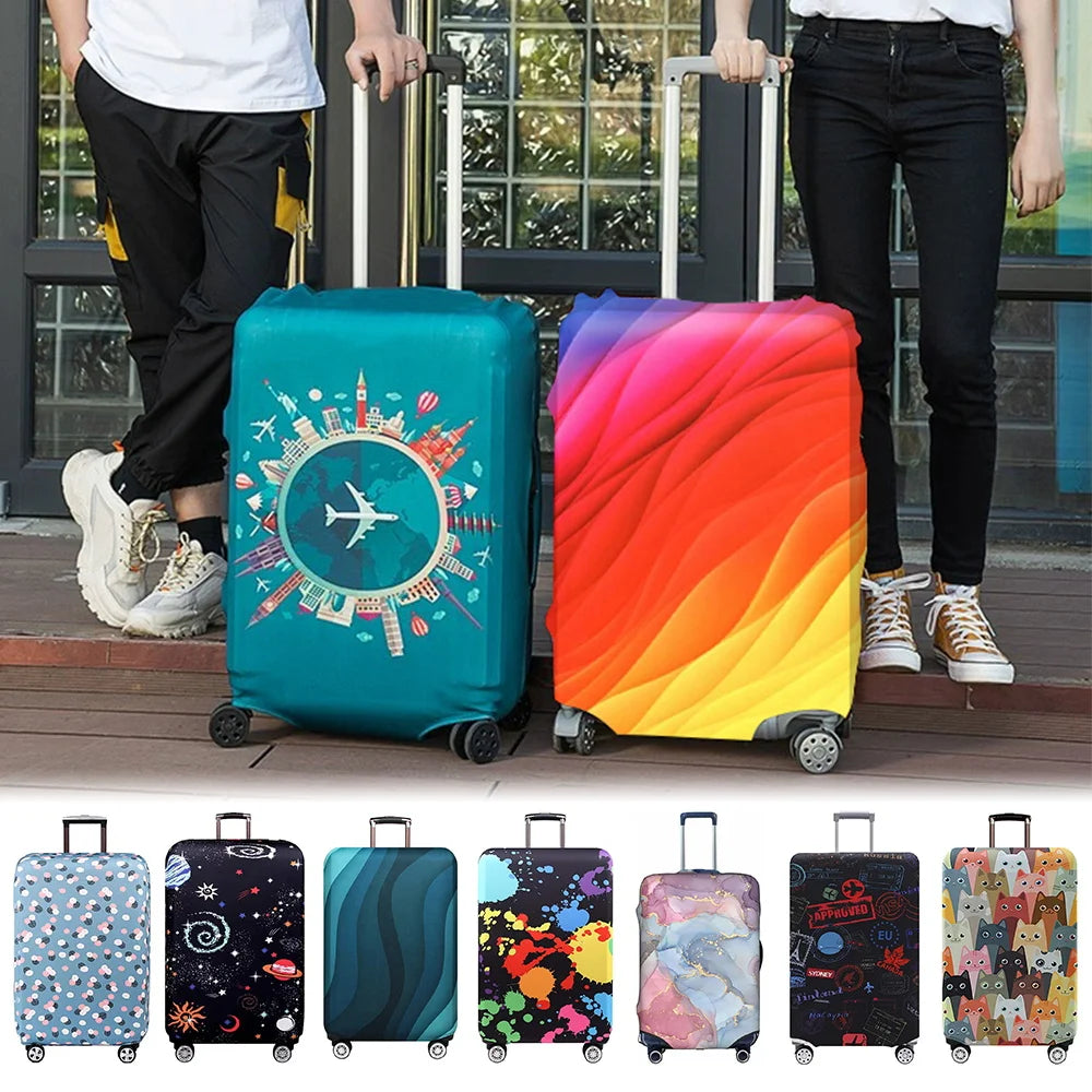 Elastic luggage cover