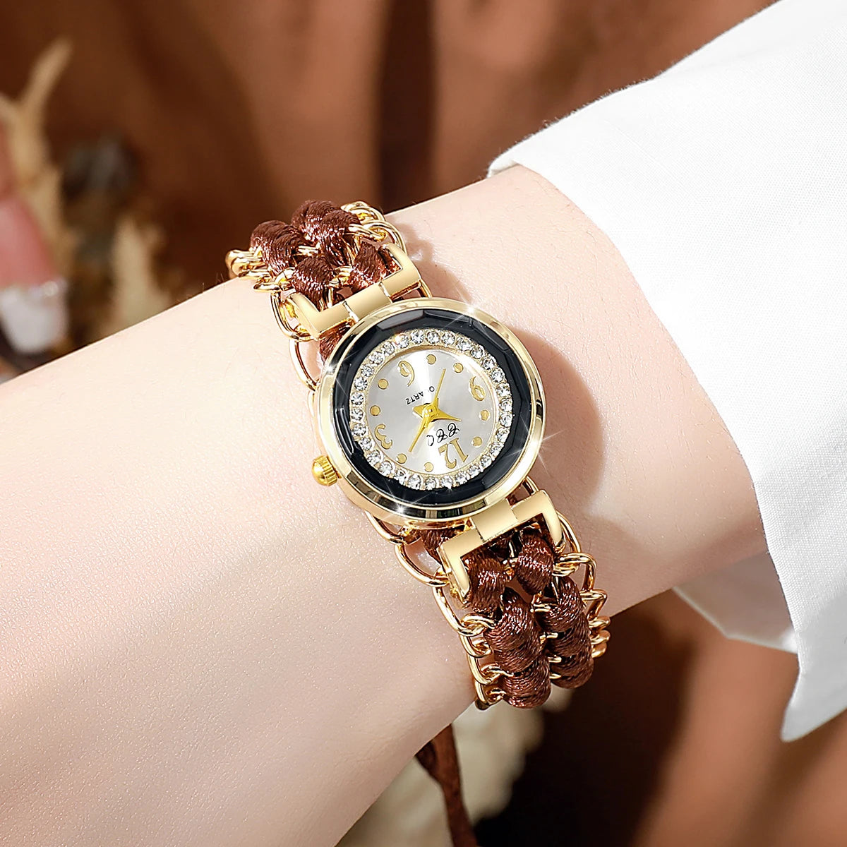 Braided rope bracelet watch - view 7